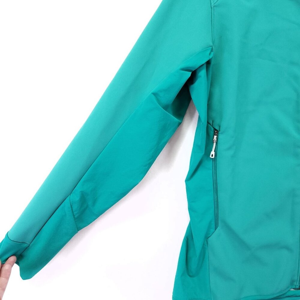 Patagonia Polartec Softshell Hoody Jacket Windbloc Grid Fleece Lined Medium - Picture 12 of 14